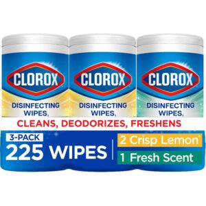 Clorox 消毒湿巾返校品种包装 3 件装(包装可能有所不同) 75 Count -32%