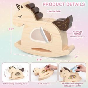 独角兽木质存钱罐 50%OFF