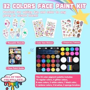 32 色人体彩绘套装47%OFF