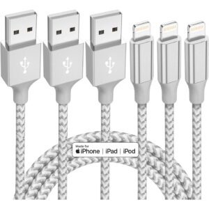 iPhone Charger,3 Pack 10ft MFi Certified Lightning Cable Fast Charging Cord  -70%