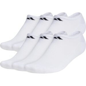 adidas 男士运动软垫露面袜(6 双)耐用舒适 -40%