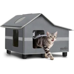 户外防水猫屋 (保温隔热/垫高底座) 50%OFF
