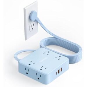 8位插排延长线 (带USB / 扁平插头壁挂) 50%OFF