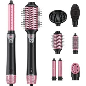 7合1气动造型包式离子吹风机吹风机与吹风机刷 50%OFF