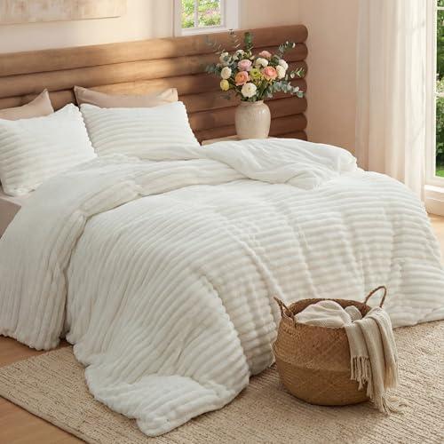 Bed Cover/Queen 3-Piece Soft Velvet Comforter Set 52% OFF